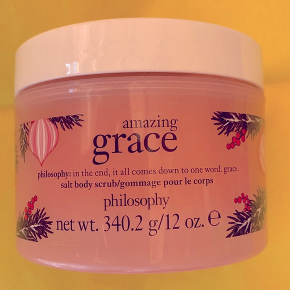 NWT PHILOSOPHY AMAZING GRACE SALT BODY SCRUB - Mega Size - Picture 2 of 9
